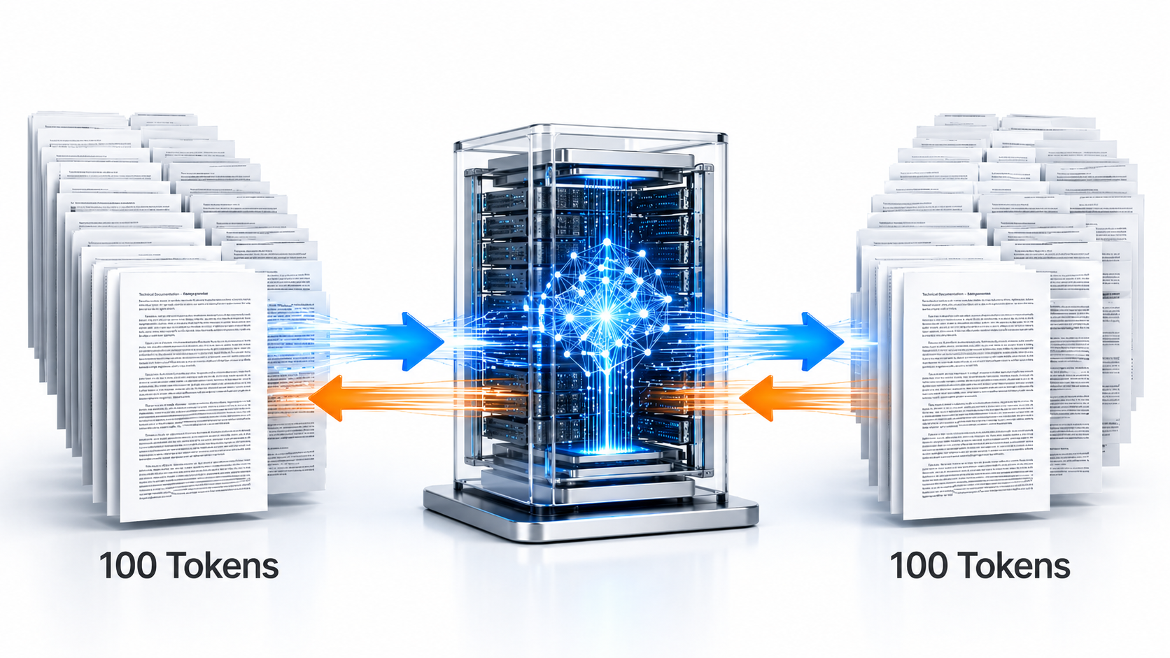 Typical token use without encryption